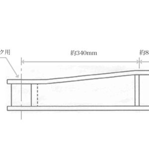 3.5”（89ｍｍ）Ｔバー用フォークエクステンダー　2インチフォーク（50.8㎜）用（左右ペア）