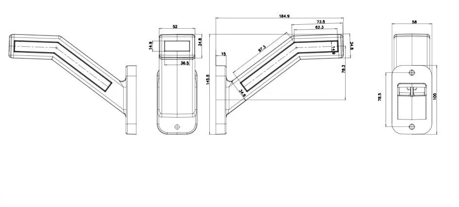 W168.6DD コンビネーションランプ