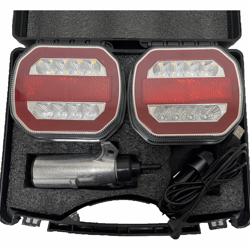 ワイヤレスLEDテールライト 12/24V US7ピン対応