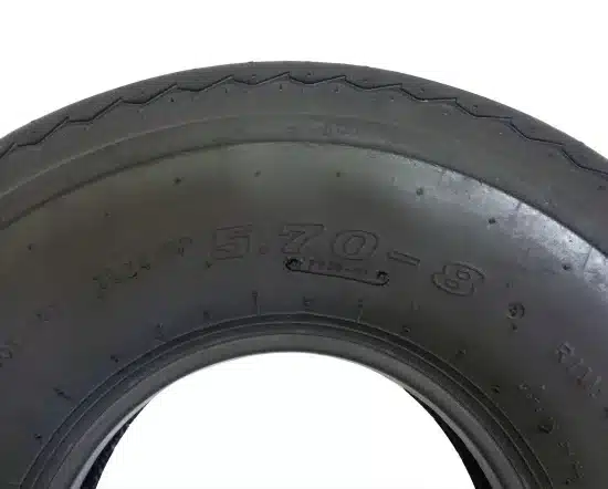 ドーリー用 スペアタイヤ 新品 5.70 x 8インチ Road Lange D チューブレス